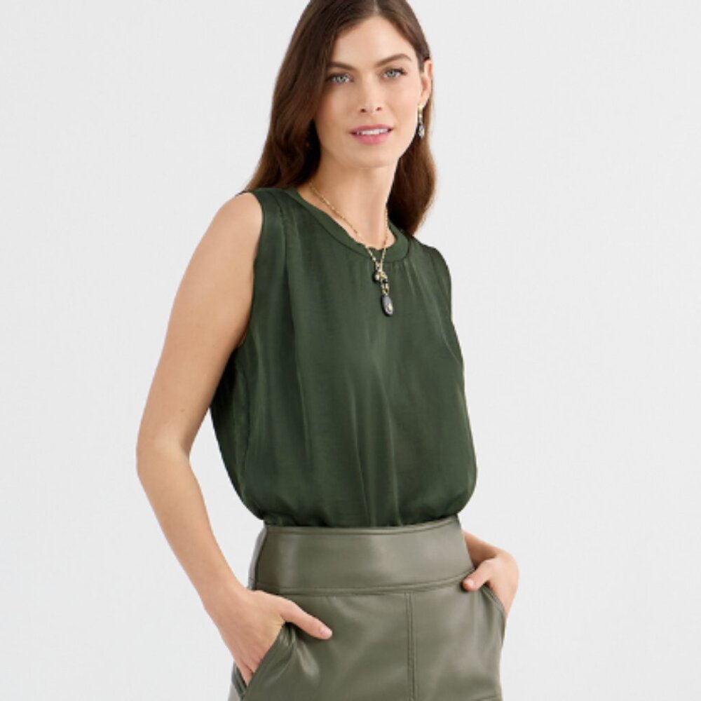 Cabi 2024 Complete Top, NWOT, Green, XS (matches listed Chargo pant)